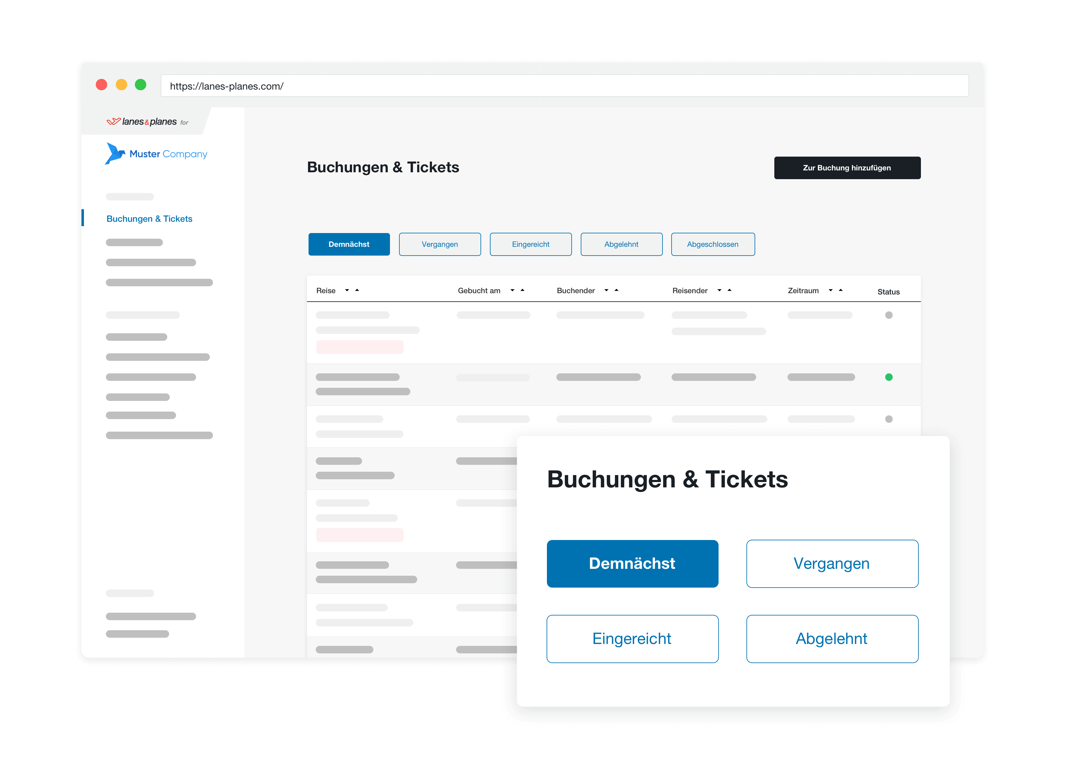 screenshot of Lanes & Planes